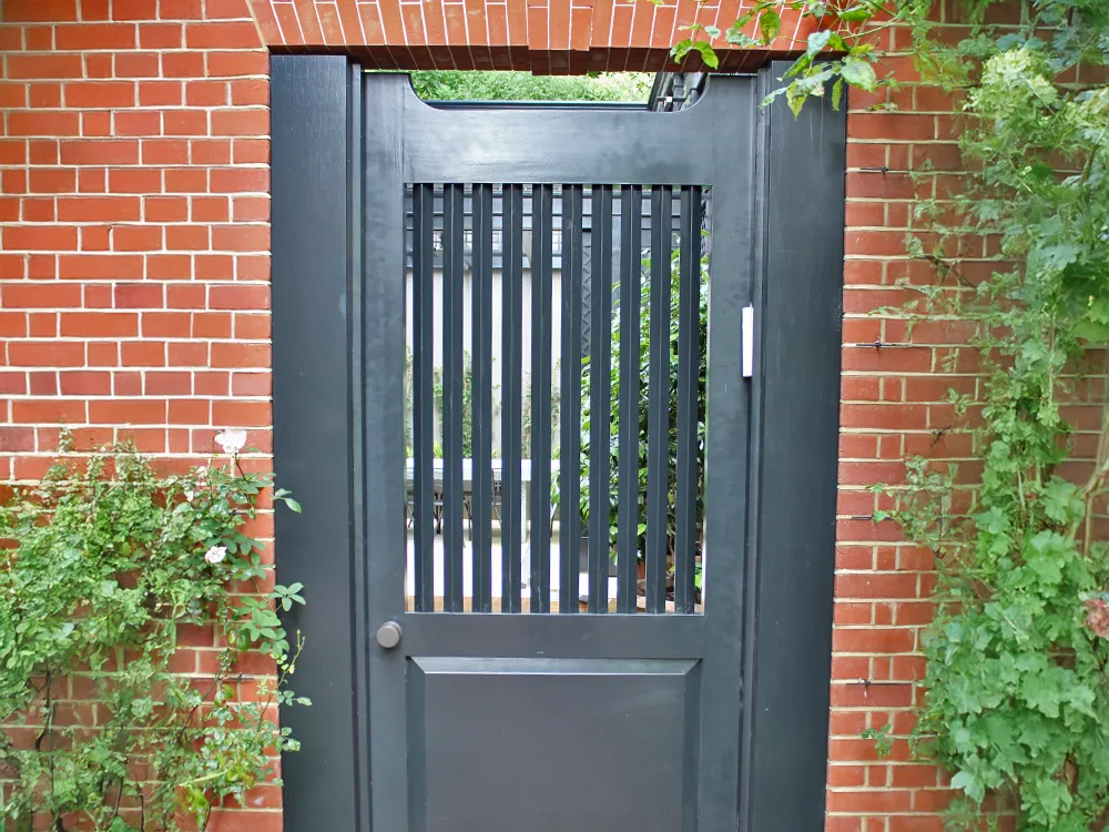 gates to garden on a property